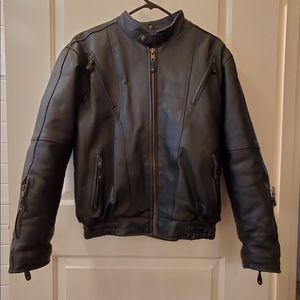 USA BIKERS DREAM APPAREL Leather Motorcycle Jacket